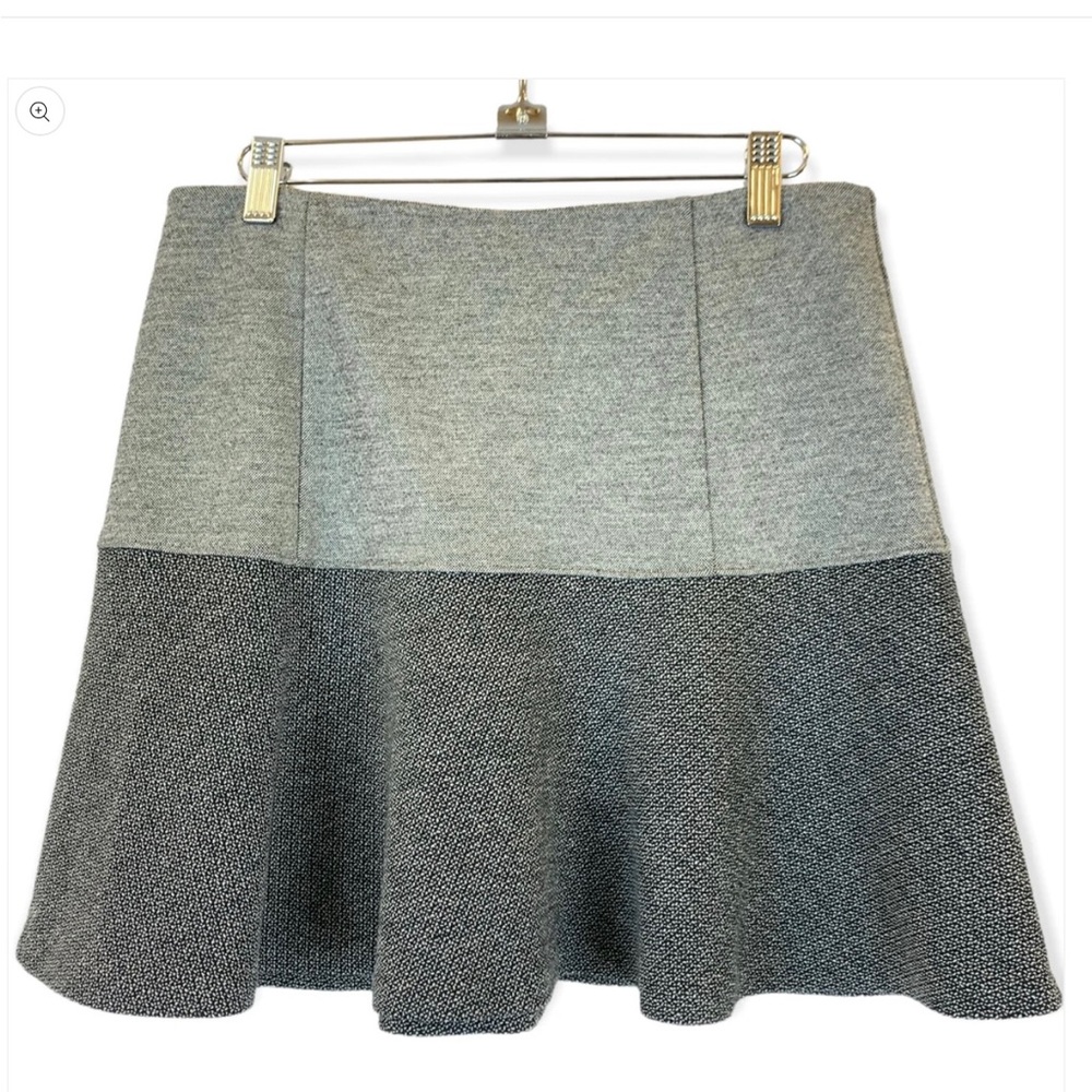 Theory knit skater skirt in gray tones Sz 4